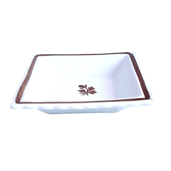 Anthony Shaw & Sons Copper Tea Leaf 4" Nappy Bowl England - Picture 2 of 7